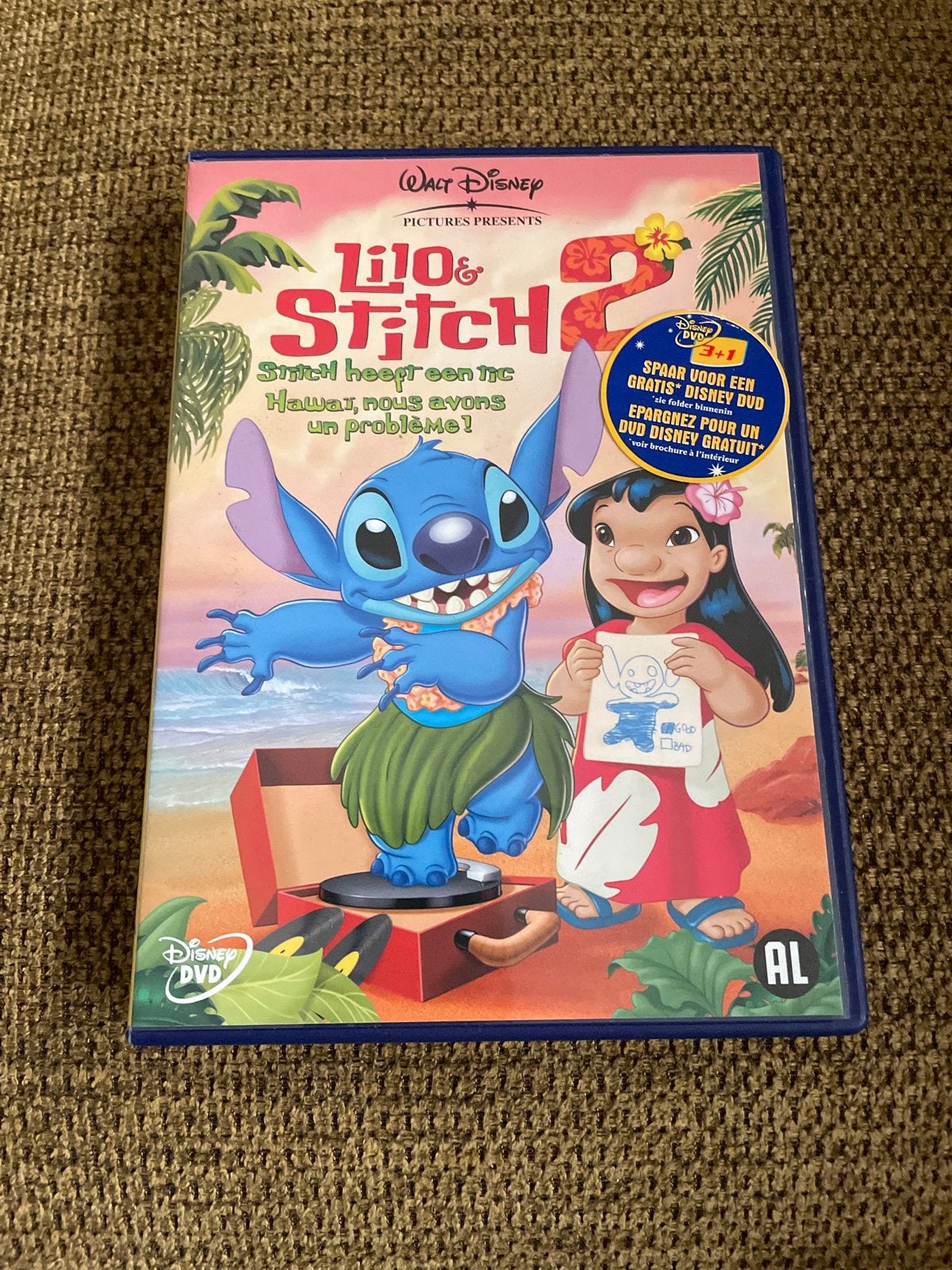 Lilo & Stitch 2  - Disney Film dvd, Animatie, Alle leeftijden, Nederlands, Zo goed als nieuw