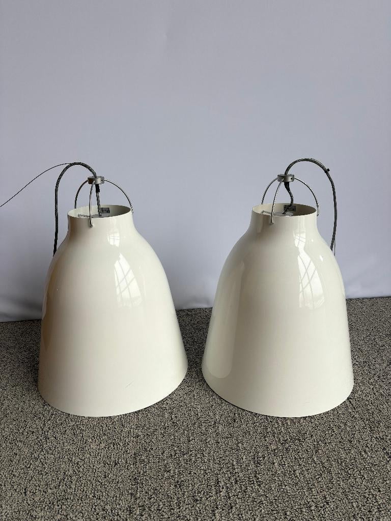 Fritz Hansen Caravaggio P3 Hanglampen, Ophalen of Verzenden, Zo goed als nieuw, Metaal, Modern