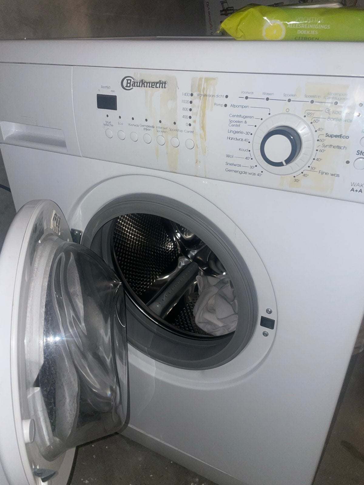 Bauknecht Voorlader Wasmachine - Gebruikt, Witgoed en Apparatuur, Ophalen, Gebruikt, Voorlader, 85 tot 90 cm