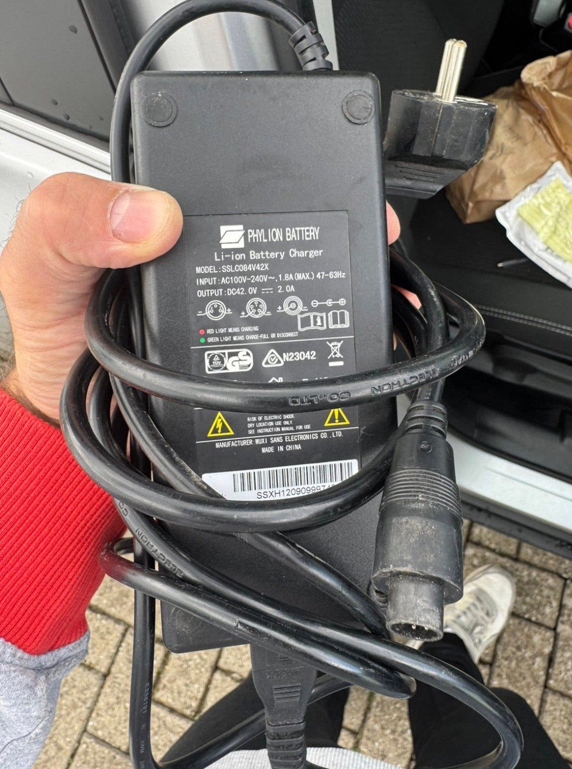 Sparta C4 ( soms ook Sparta C3)  oplader Phylion GETEST, Fietsen en Brommers, Ophalen of Verzenden, Zo goed als nieuw