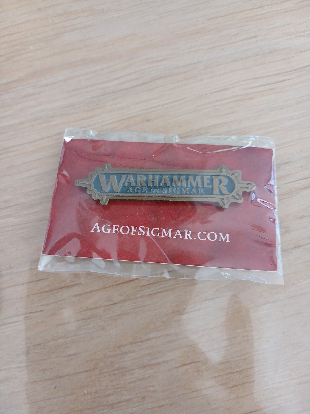 warhammer pin button speldje zie foto nieuw prijs €10, Ophalen of Verzenden, Nieuw