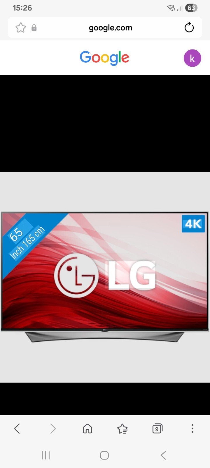 LG 65UF950V 65 inch 4K UHD Smart TV, Ophalen, 50 Hz, 100 cm of meer, 4k (UHD)