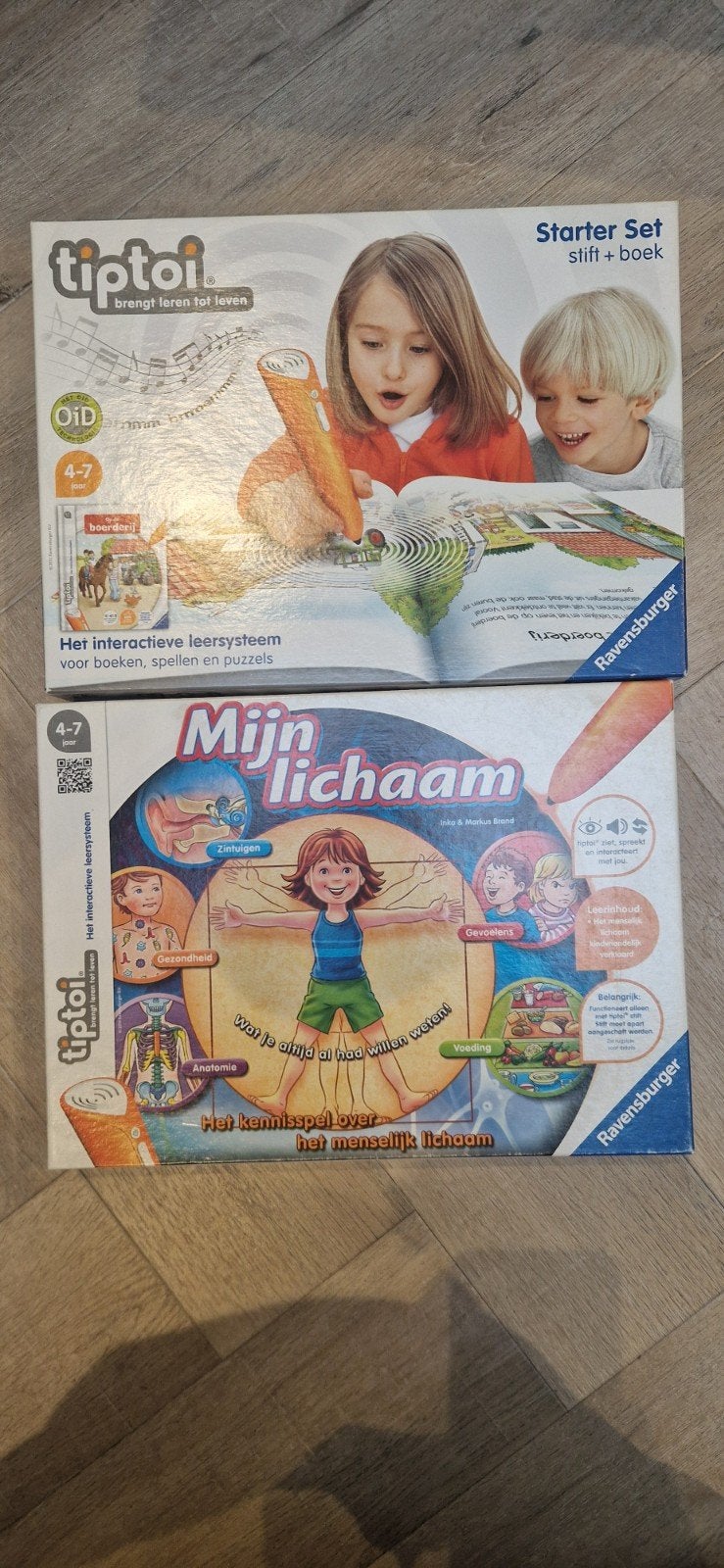 Tiptoi Starter Set + Mijn Lichaam Kennisspel, Kinderen en Baby's, Speelgoed | Educatief en Creatief, Ophalen of Verzenden, Gebruikt