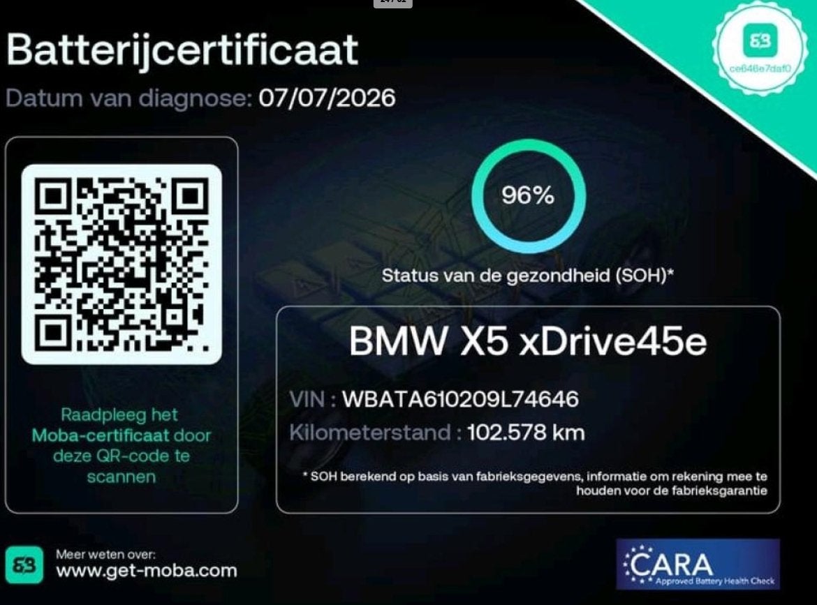 BMW X5 XDrive45e M-Sport Memory|Sportstoelen|ACC|Dealer Onde, Gebruikt, Automatische klimaatregeling, Zwart, Vierwielaandrijving