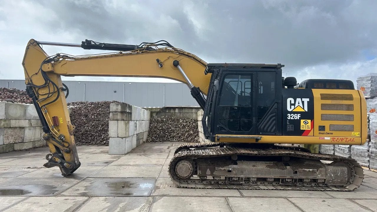 Caterpillar CAT 326 FL | NL machine | grade control | CW 40, Graafmachine