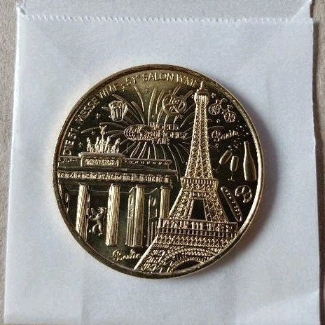 Jaarpenning WMF World Money Fair Berlin 2024 Monnaie Paris, Ophalen of Verzenden, Overige materialen, Buitenland