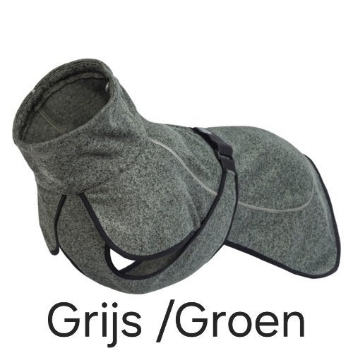 Rukka Comfort fleecejas grijs/zwart hondenjas, Dieren en Toebehoren, ., Nieuw, Ophalen of Verzenden, .