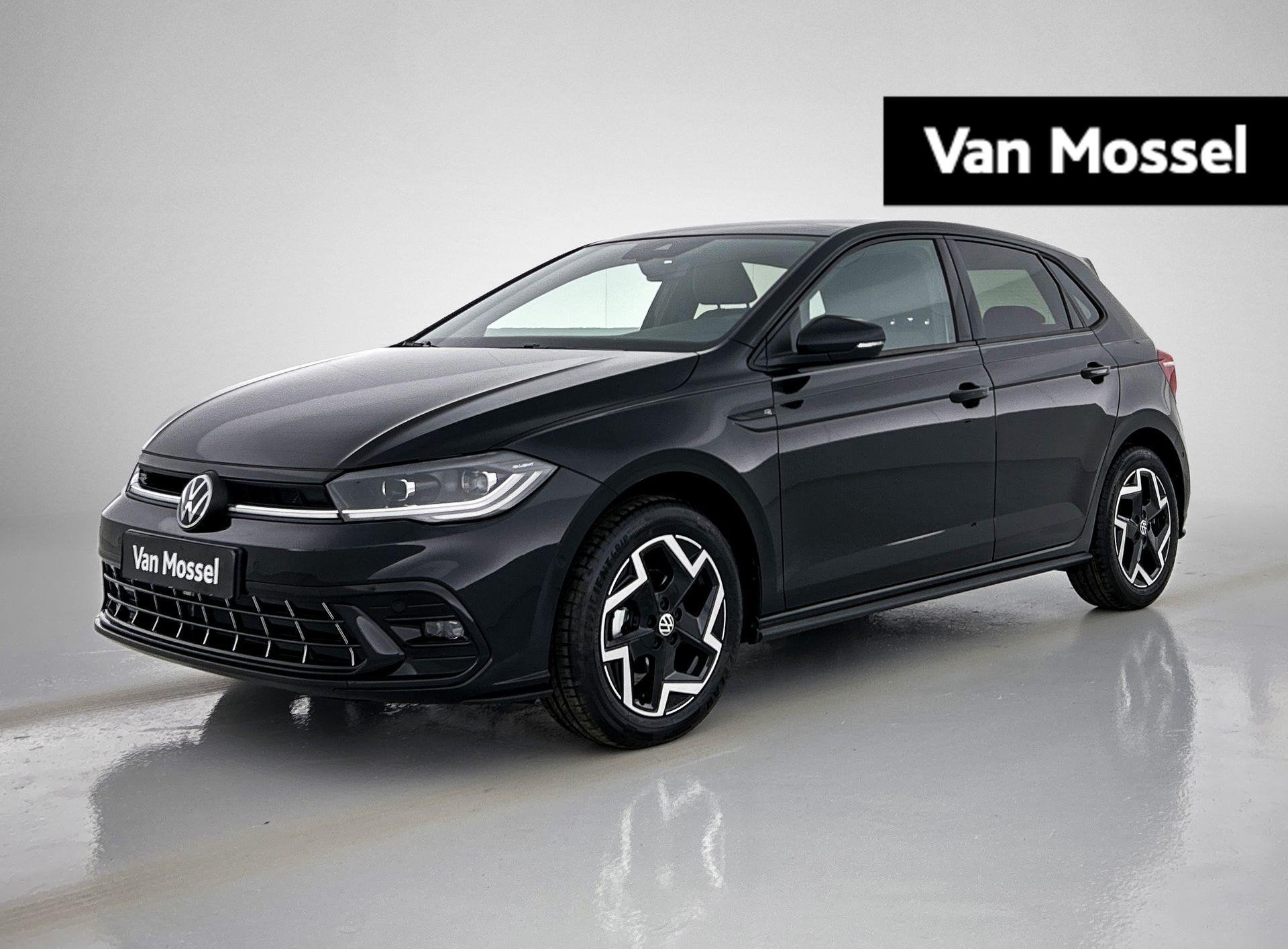 Volkswagen Polo 1.0 TSI R-Line Edition 95 PK| Origineel Nede, 12 maanden, Stof, 1073 kg, Zwart