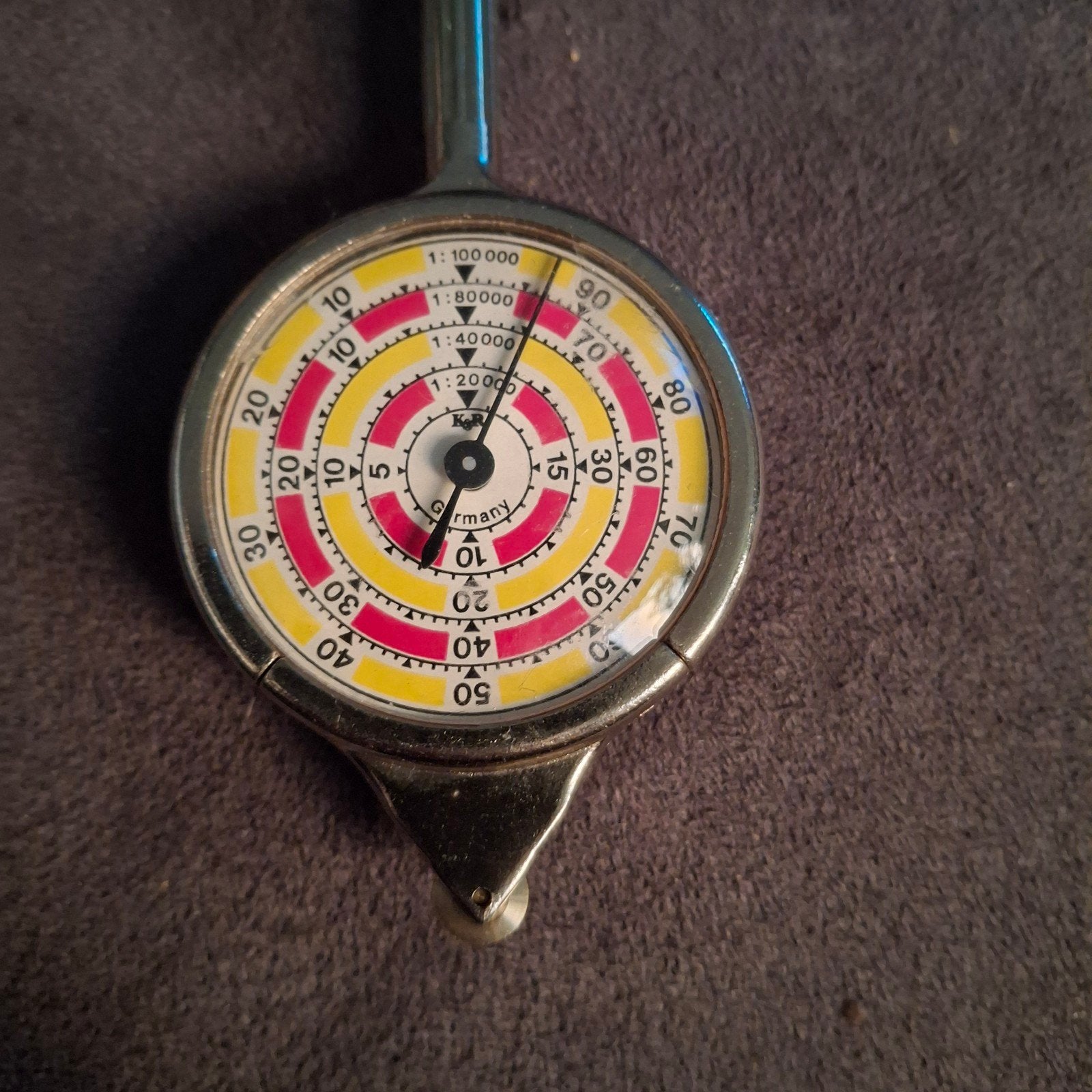 Vintage Kaartlezer / Curvimeter - Afstandsmeter, Antiek en Kunst, Ophalen of Verzenden