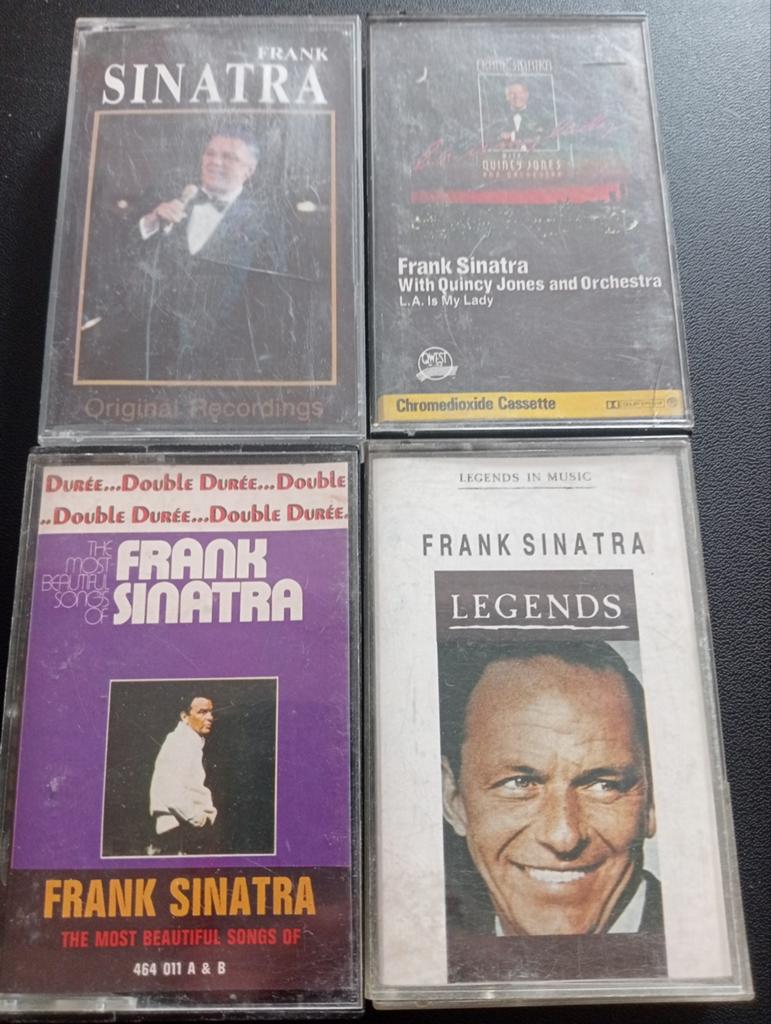 Frank Sinatra Cassettebandjes - 4 Stuks, Cd's en Dvd's, Cassettebandjes, Gebruikt, 2 t/m 25 bandjes, Ophalen of Verzenden, Origineel