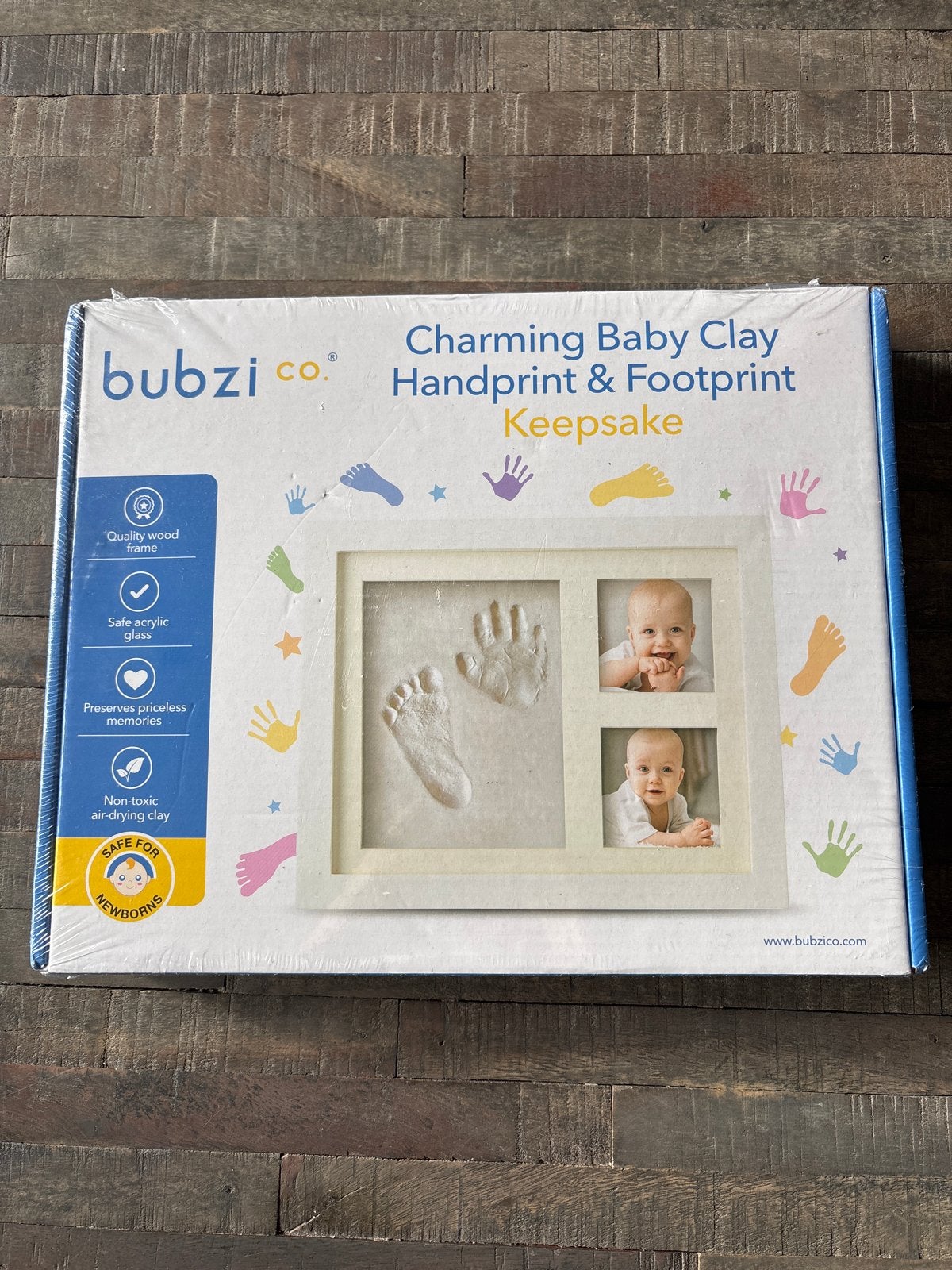Bubzi Co. Baby Hand- & Voetafdruk Keepsake, Ophalen, Nieuw, Kraamcadeau
