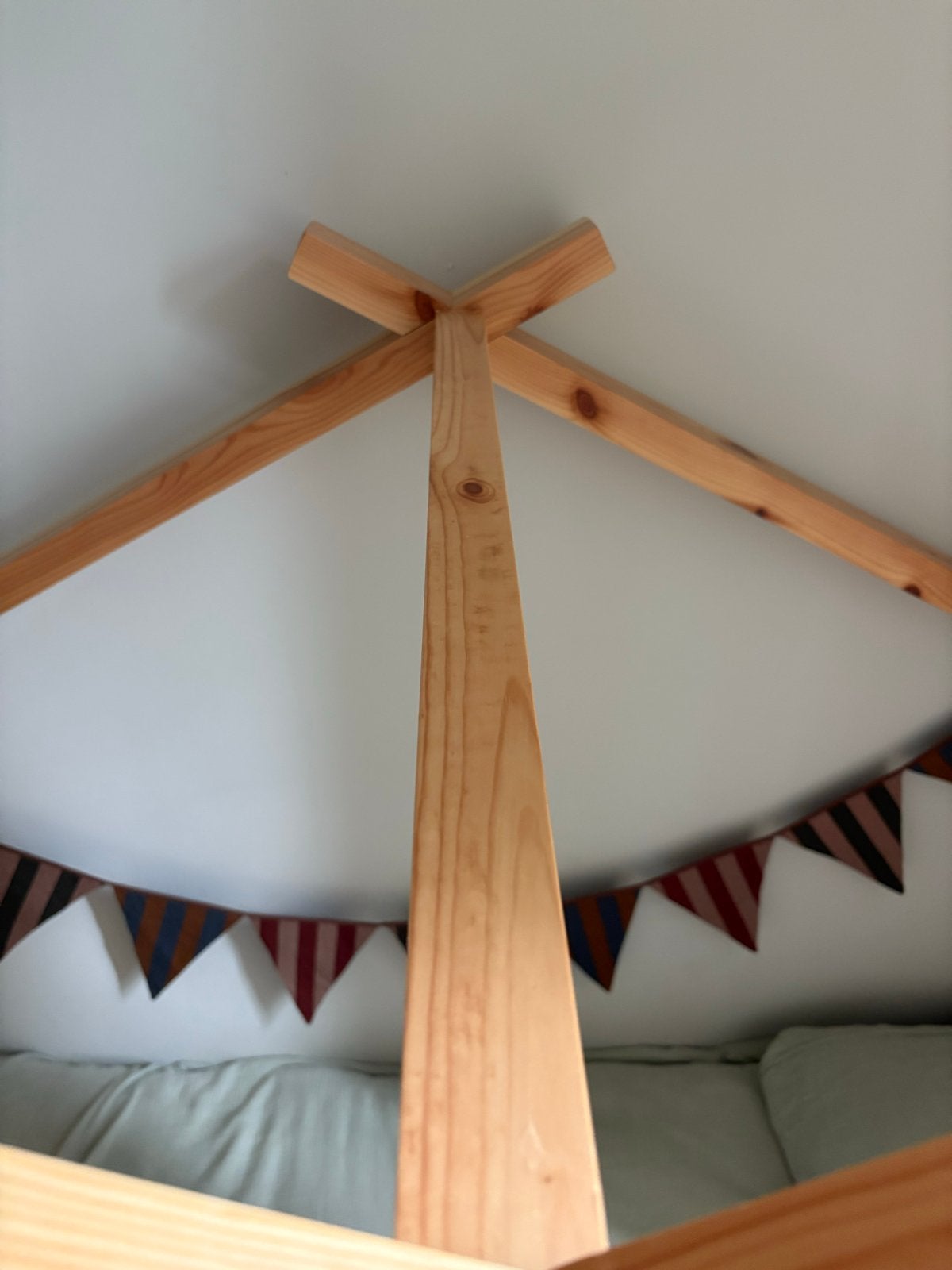 Montessori bed 90x160cm - Houten kinderbed, Ophalen, 85 tot 100 cm, Gebruikt, 140 tot 160 cm