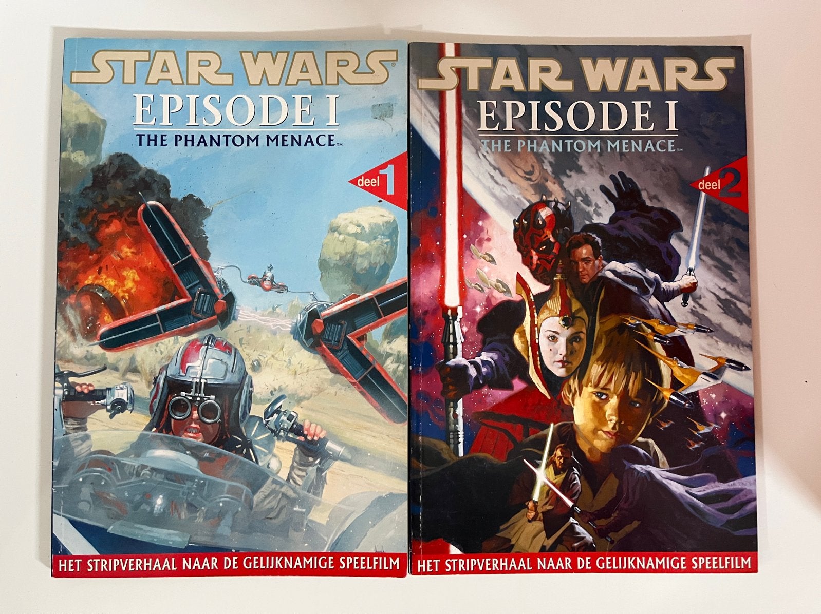 Star Wars Episode I: The Phantom Menace - Deel 1 & 2, Meerdere stripboeken, Ophalen of Verzenden, Zo goed als nieuw