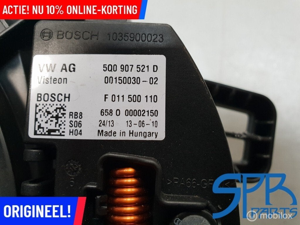 Kachelmotor 12E820015A 5Q0907521D kachel motor AANJAGER UP!, Auto-onderdelen, Gebruikt, Volkswagen, Ophalen of Verzenden, Volkswagen