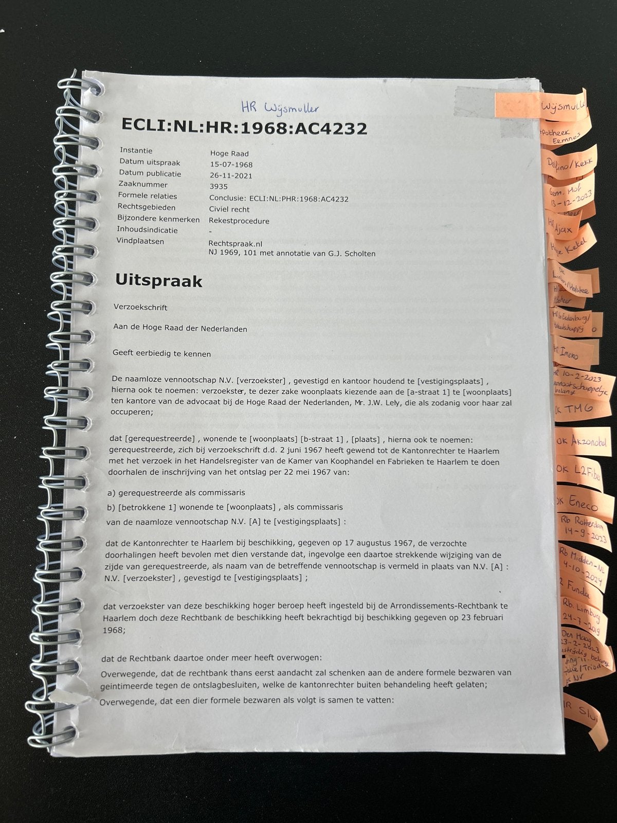 Jurisprudentiebundel Ondernemingsrecht (Radboud), Ophalen of Verzenden, Gamma, Gelezen, WO