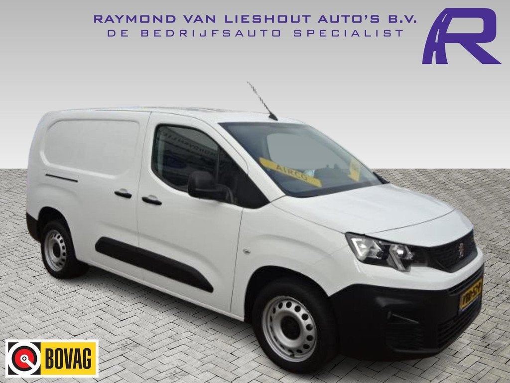 Peugeot Partner 1.6 BlueHDI Premium Long 100 PK AIRCO NAVI D, Auto's, Bestelauto's, Gebruikt, 4 cilinders, Origineel Nederlands