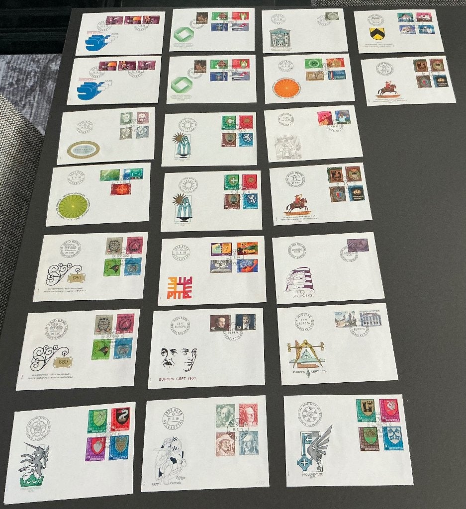 Enveloppen Zwitserland, Postzegels en Munten, Brieven en Enveloppen | Buitenland, Verzenden, Envelop