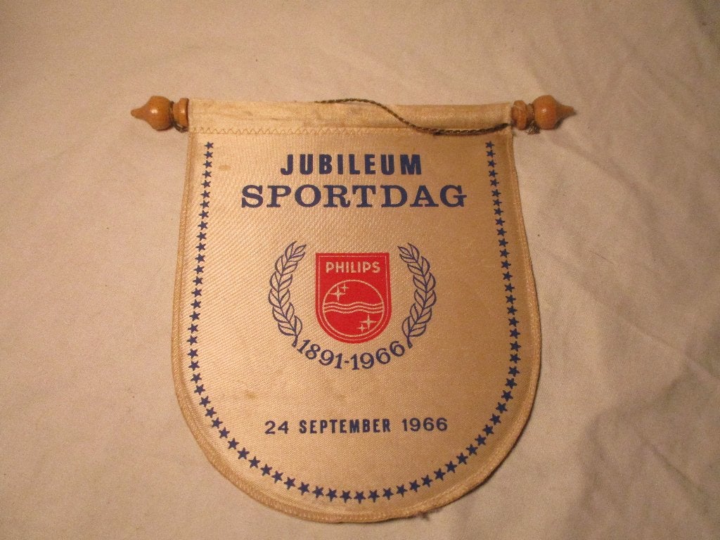 Philips vaantje 1966 sportdag, Ophalen of Verzenden, Gebruikt, Gebruiksvoorwerp
