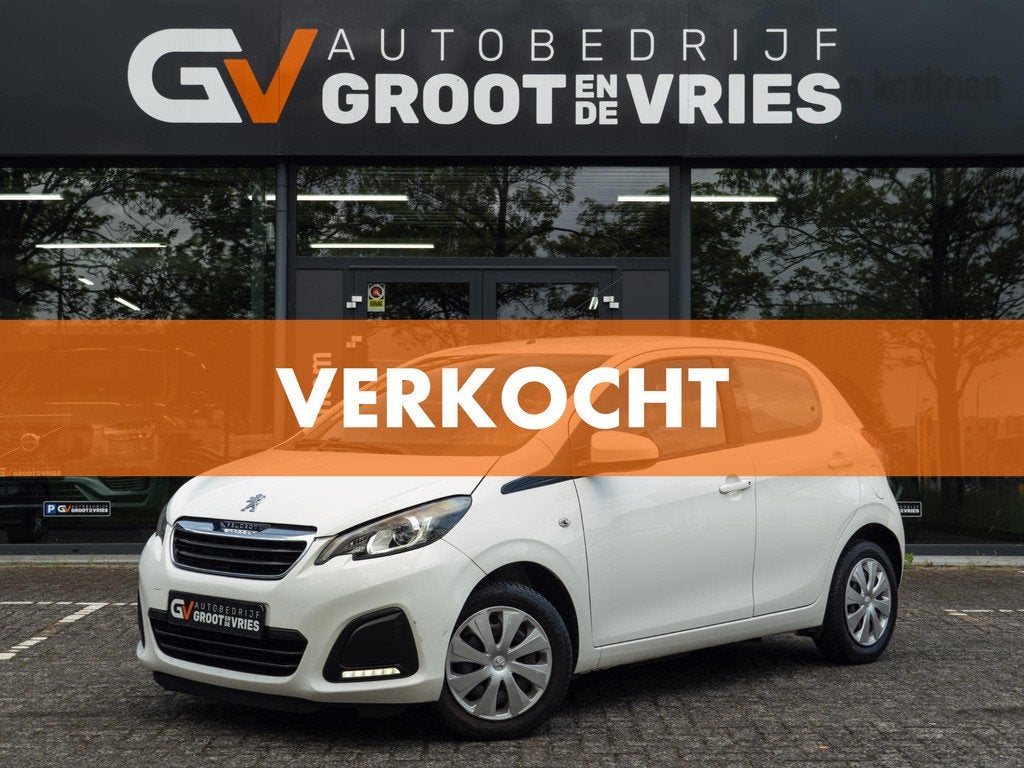 Peugeot 108 1.0 VTi Active|Airco|5drs|Bluetooth, Voorwielaandrijving, Euro 5, Stof, Gebruikt