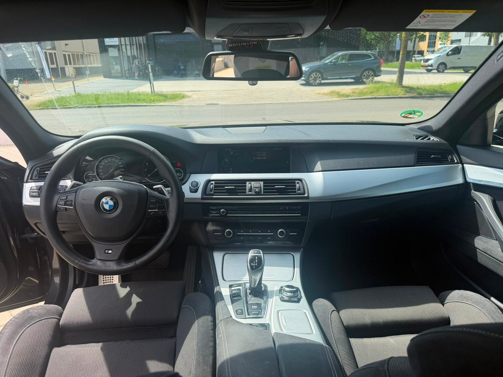 ‼️BMW M-SPORT 520I 2.0i 185PK AUT/8 TOURING EXECUTIVE ZWART, Automaat, Achterwielaandrijving, Zwart, 4 cilinders