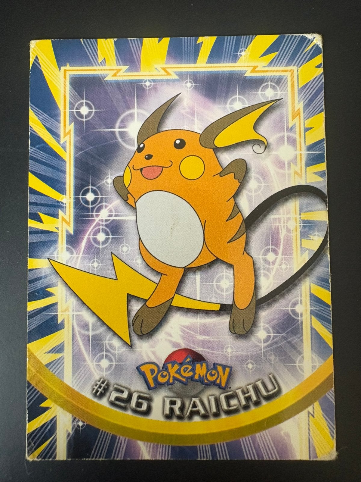 Pokémon Topps TV Animation Edition #26 Raichu, Ophalen of Verzenden, Gebruikt, Losse kaart