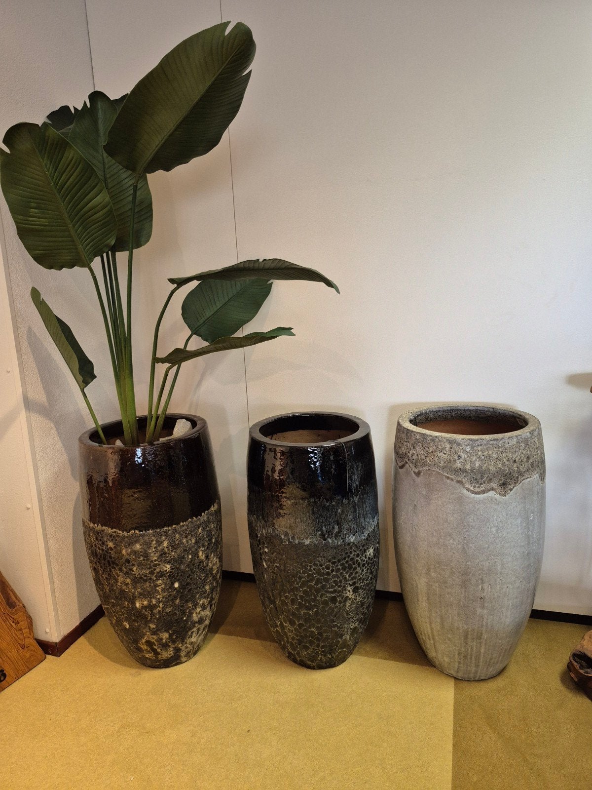 MICA Decoraties Grote Bloempotten - Diverse Kleuren, Tuin en Terras, Ophalen, Nieuw, Hardsteen