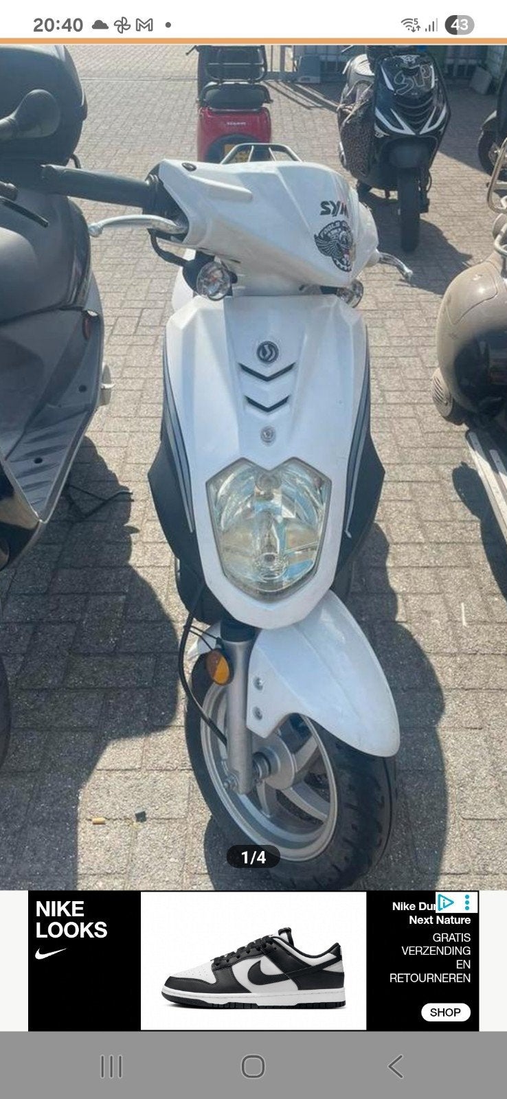 sym orbit geel kenteken plus heel veel Scooter onderdelen Gy, Fietsen en Brommers, Ophalen, Gebruikt, Overige typen
