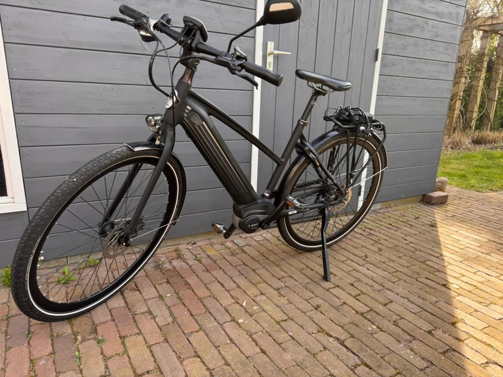 Stoere dames e-bike Gazelle cityzen c8+ weinig km, Ophalen, 53 tot 56 cm, Velgrem, Versnellingen