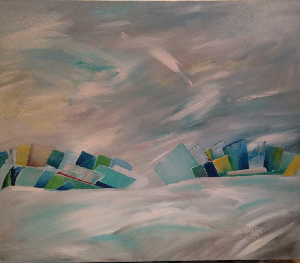 KUNST UITVERKOOP!, Antiek en Kunst, Kunst | Schilderijen | Abstract, Ophalen