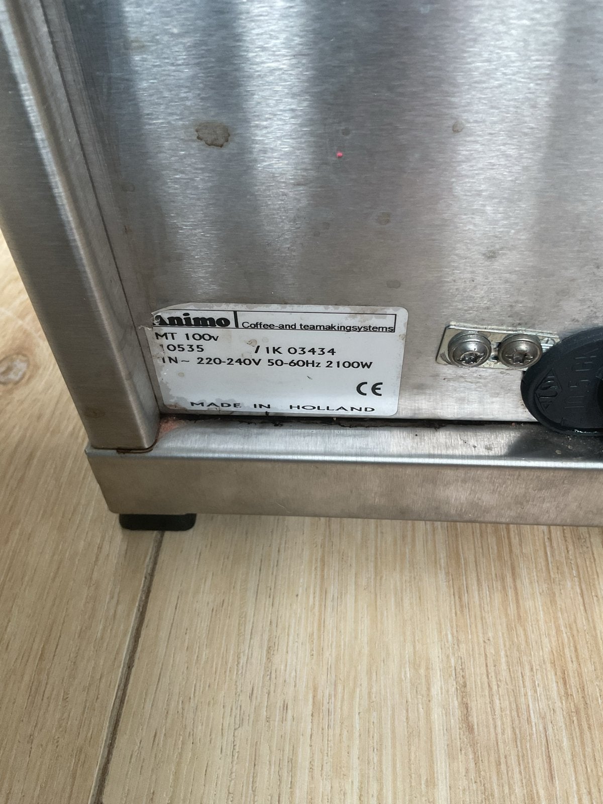 Animo MT100V Koffiezetapparaat met thermoskan, Gebruikt, 10 kopjes of meer, Koffiemachine, Gemalen koffie