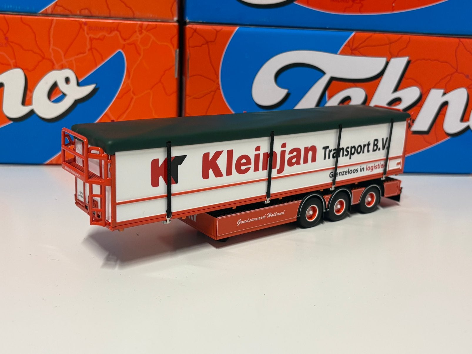 Wsi Kleinjan Trailer, Hobby en Vrije tijd, Modelauto's | 1:50, Ophalen of Verzenden, Zo goed als nieuw, Bus of Vrachtwagen, Wsi