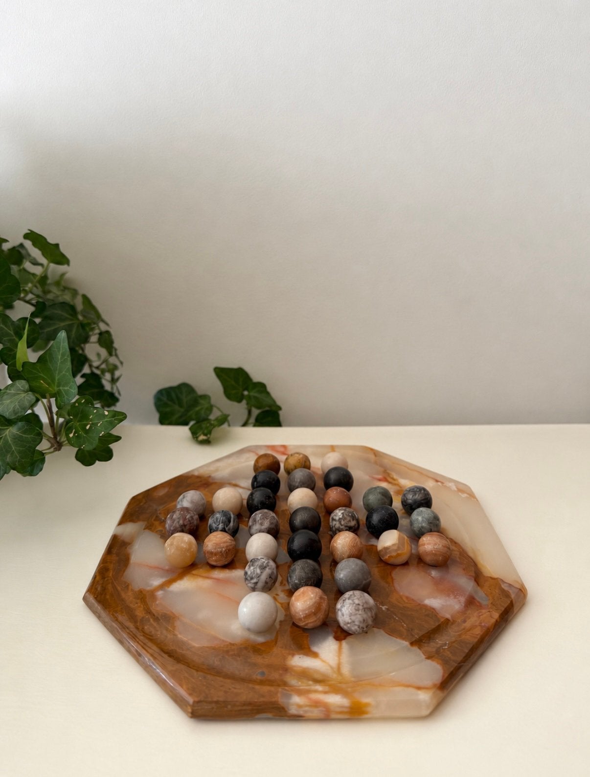 Onyx vintage solitaire spel, Antiek en Kunst, Ophalen of Verzenden