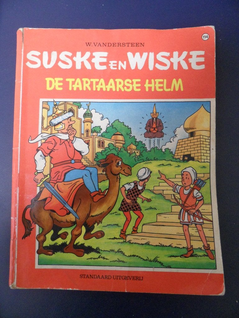 Suske en Wiske. Nr 114. De Tartaarse Helm. 1971., Boeken, Stripboeken, Eén stripboek, Ophalen of Verzenden, Gelezen