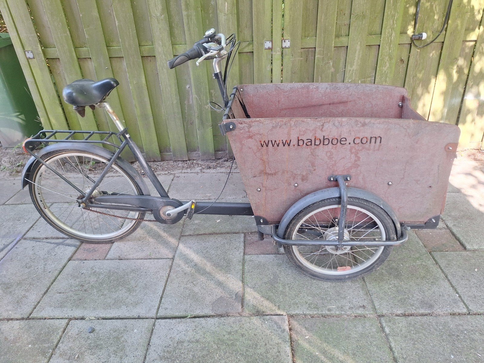 Oude Babboe bakfiets, Fietsen en Brommers, Fietsen | Bakfietsen, Gebruikt, 2 kinderen, Trommelrem, Ophalen