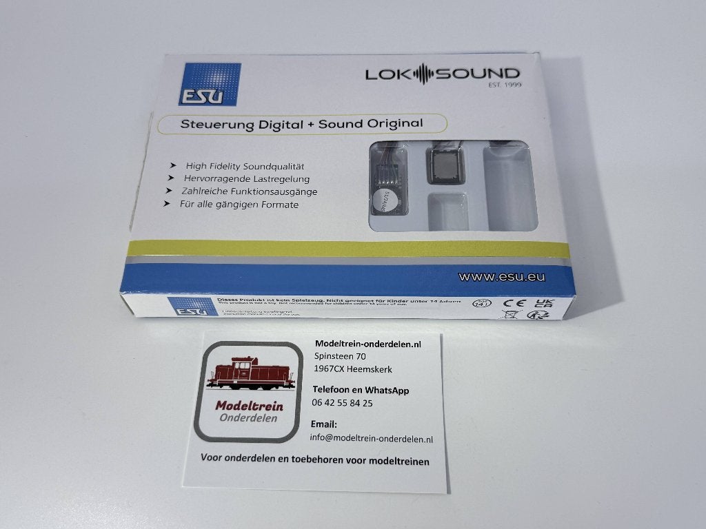 ESU 58813 - Loksound 5 micro "met kabels", Overige merken, Gelijkstroom, ESU, Overige typen