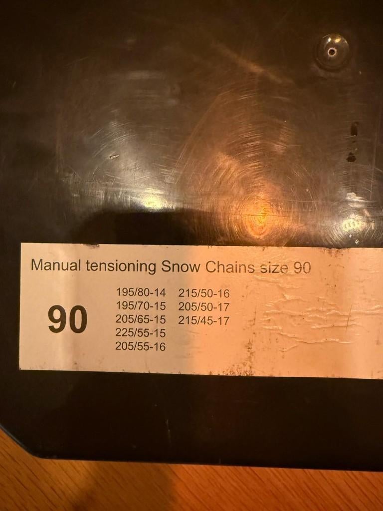 Sneeuwkettingen size 90, Ophalen, Nieuw