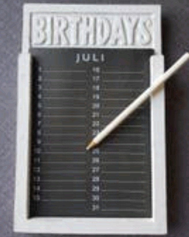 Duurzame verjaardagskalender, Doe-het-zelf en Verbouw, Deuren en Horren, Ophalen, Nieuw, Binnendeur