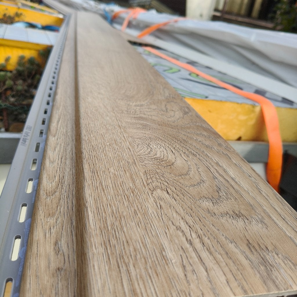 Milin Rabatdeel 150mm, kleur Turners Oak, 6 planken van 6m, Ophalen, Minder dan 25 mm, Nieuw, Plank