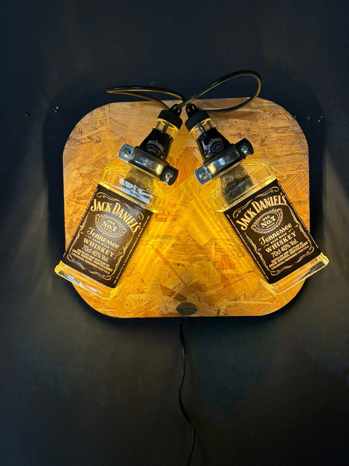 Jack Daniel’s Wandlamp, Met schakelaar, Nieuw, Wandlamp, Glas