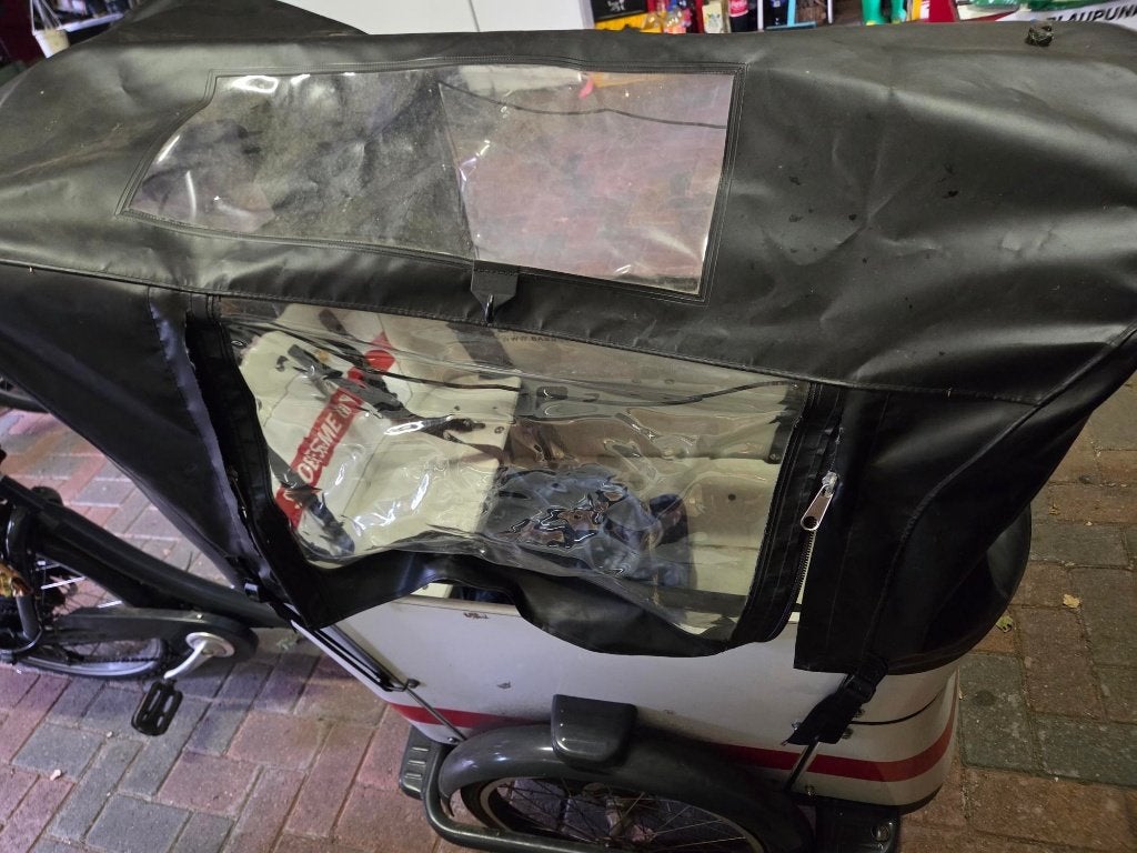 Regentent voor Babboe bakfiets, Ophalen, Gebruikt, Babboe