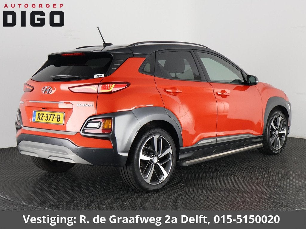 Hyundai Kona 1.0T Premium Two-Tone Sport | Apple Carplay & A, Auto's, Hyundai, Voorwielaandrijving, Gebruikt, Euro 6, Overige kleuren