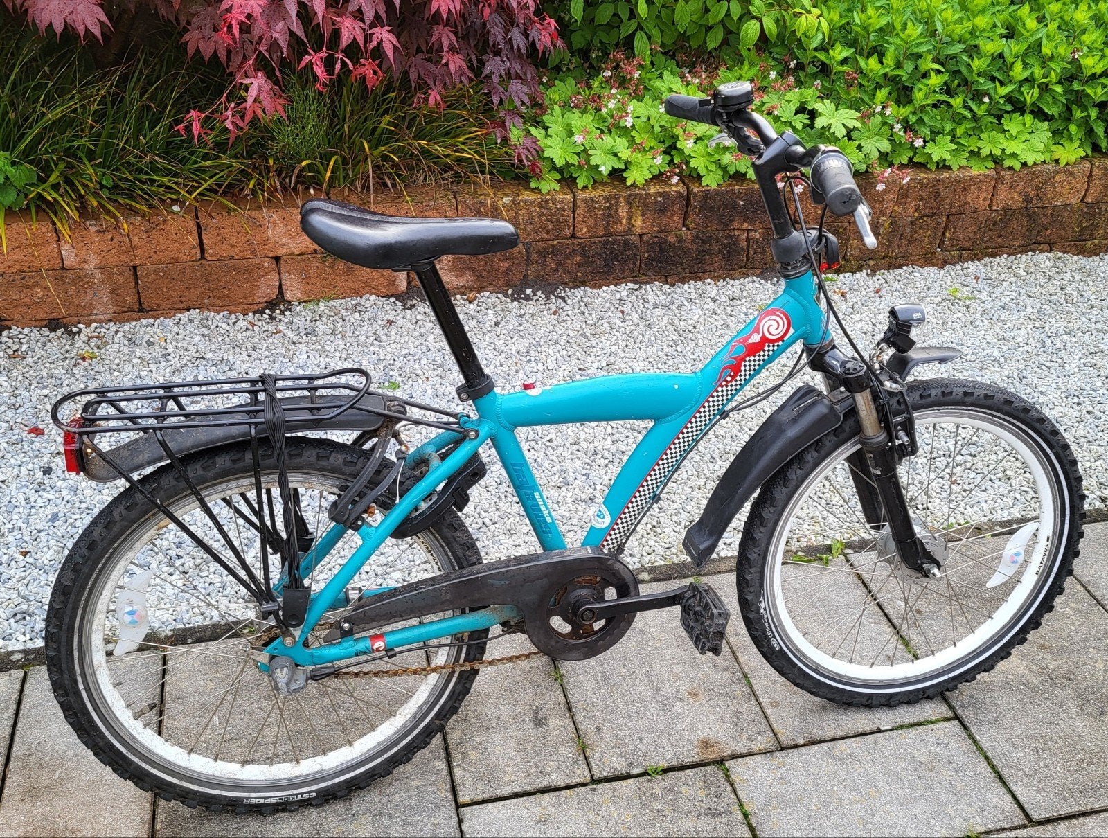 22inch jongensfiets met luxe uitrusting in goede staat, Fietsen en Brommers, Fietsen | Jongens, Ophalen, Gebruikt