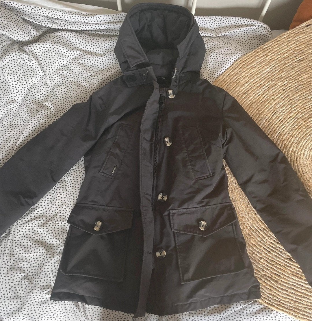Airforce  Winterjas Maat XS, Kleding | Dames, Ophalen, Zwart, Zo goed als nieuw, Maat 34 (XS) of kleiner