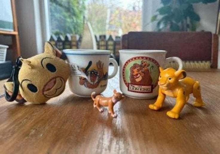 The Lion King pakket, Ophalen of Verzenden, Leeuwenkoning of Jungle Boek, Zo goed als nieuw, Beeldje of Figuurtje