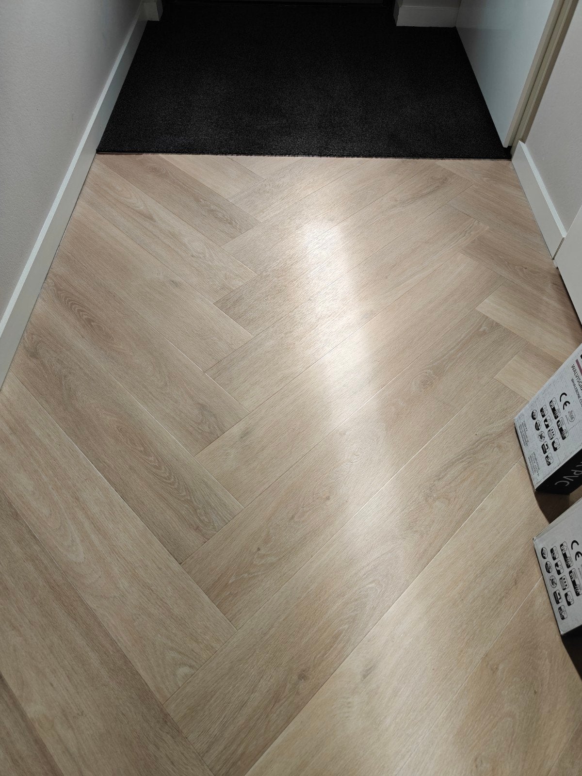 Floer Walvisgraat PVC Vloer klik - Orka Onbehandeld, Ophalen, Kunststof, 50 tot 150 cm, Vloerdelen of -planken