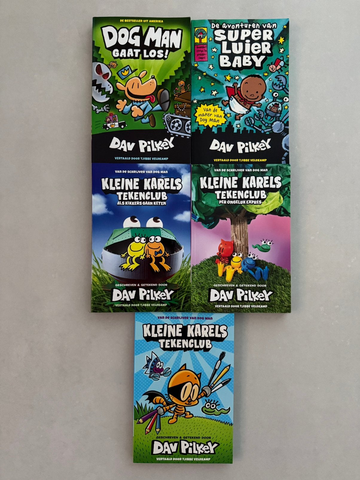 Dog Man - Kleine Karels Tekenclub - Super Luier Baby Boeken, Ophalen, Nieuw