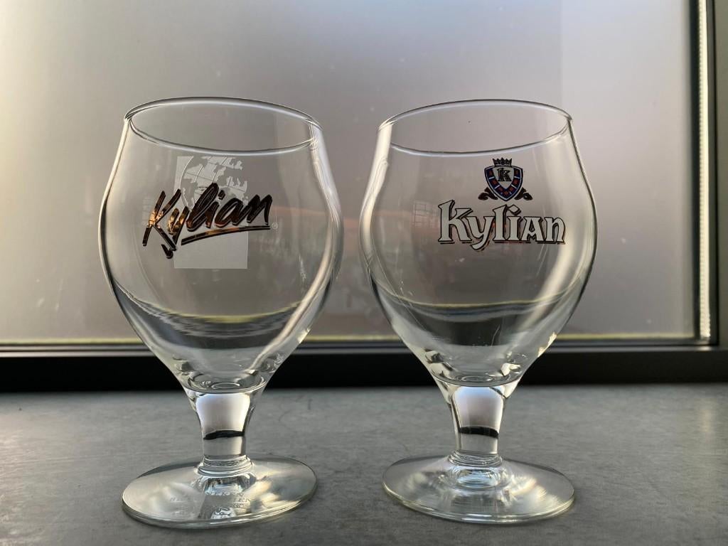 2 verschillende Kylian bokalen, Ophalen of Verzenden, Nieuw, Glas of Glazen, Heineken