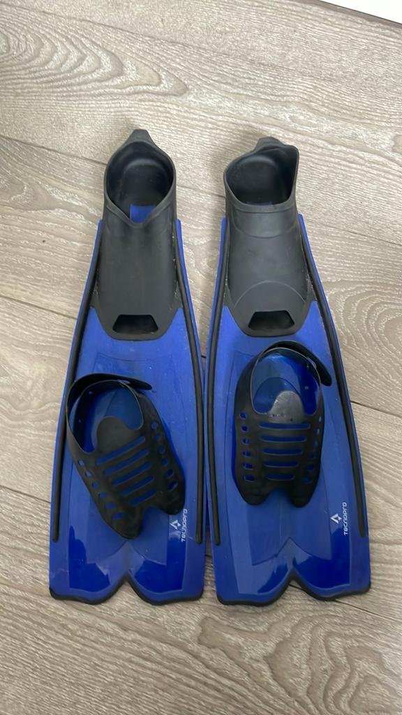 Tecnopro Zwemvliezen - Blauw, nieuw, Watersport en Boten, Duiken, Ophalen, Nieuw, Zwem- of Duikvliezen
