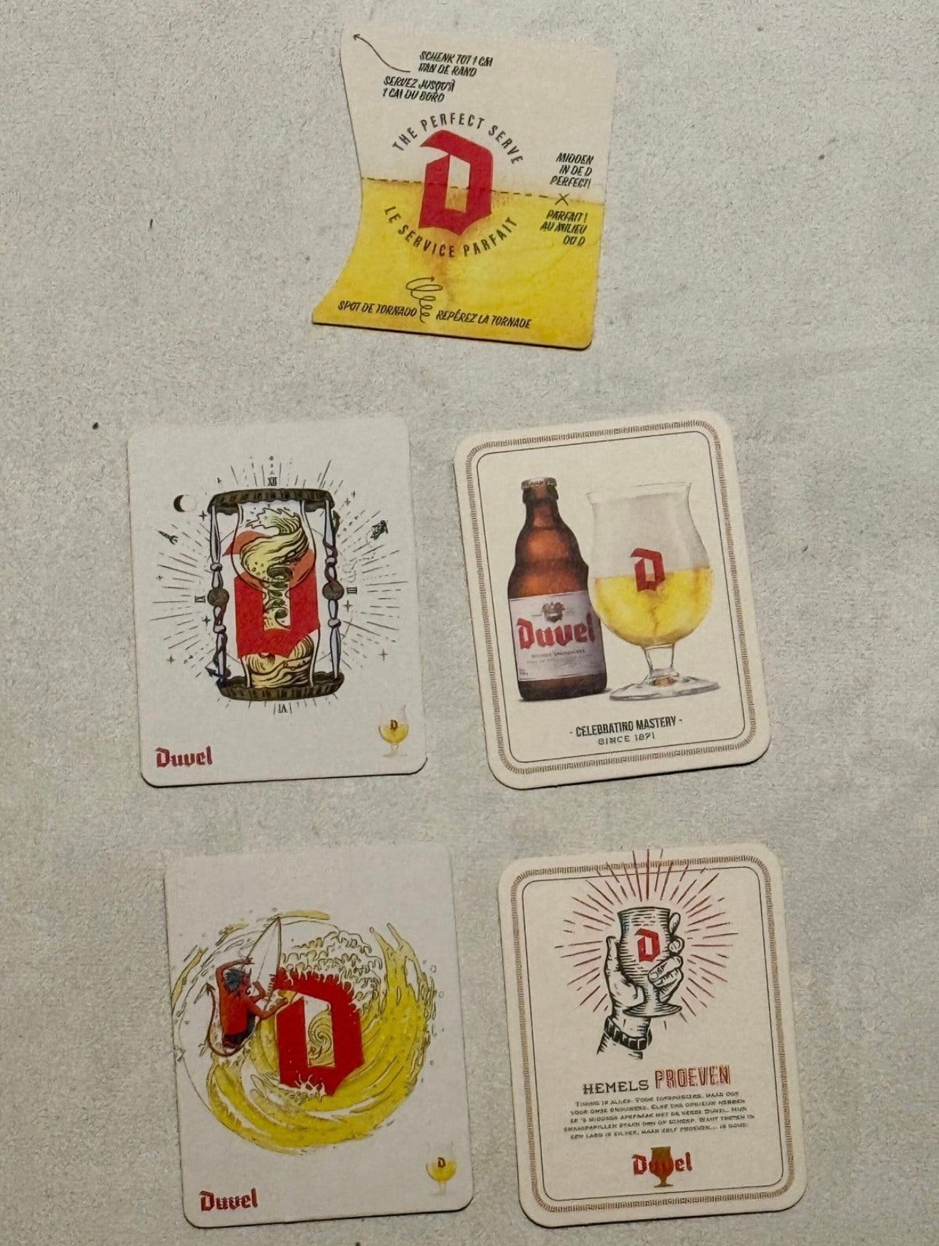 Duvel - 'Bierviltjes', Ophalen of Verzenden, Nieuw, Viltje(s), Duvel