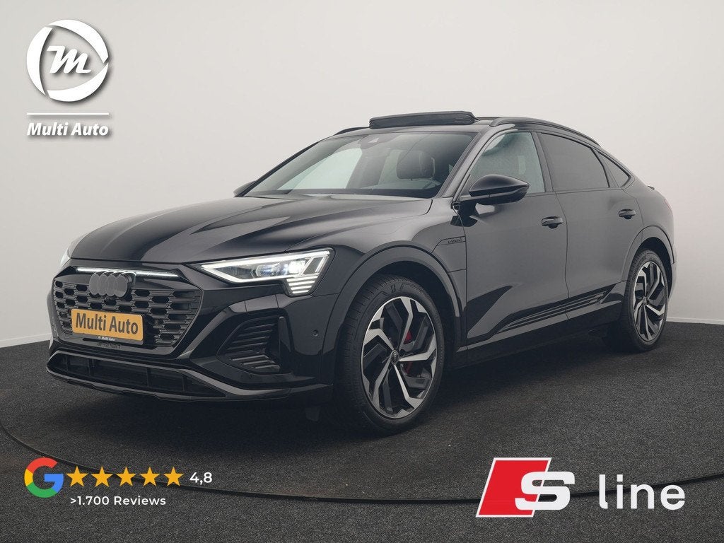 Audi Q8 e-tron Sportback 55 Quattro S edition 95 kWh 408pk D, Auto's, Audi, Bedrijf, Te koop, Q8 e-tron, 360° camera, 4x4, ABS